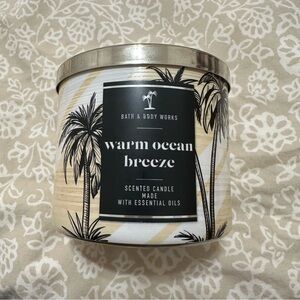 Bath and Body Works Warm Ocean Breeze 3 Wick Candle